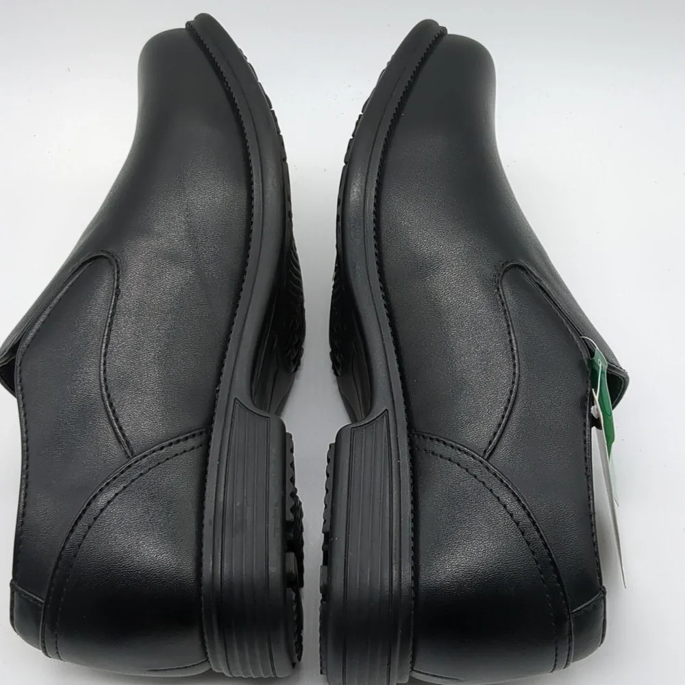 NWT Perry Ellis Portfolio Samuel Vegan Leather Boys Dress Shoes Black Sz 2 Wide